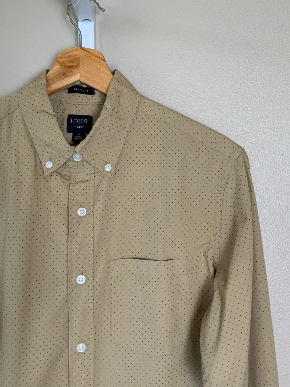 J. Crew Printed Slim Fit Flex Casual Button Down Shirt